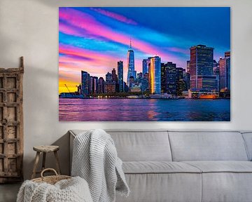 New York Skyline Kunst von Rene Jacobs