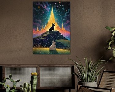 Example of the artwork in a room