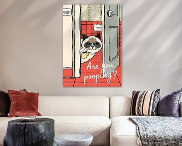 Grumpy Cat Badezimmer Humor