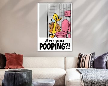 Entendetektiv im Badezimmer