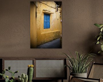 Colourful alleyway in Hoi An old town by Frank Photos