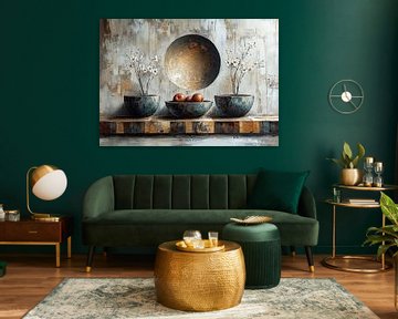 Eternal Calm of Floral Orb van Kunst Kriebels