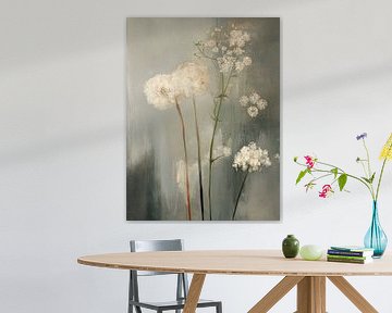 Botanisches Stillleben von Japandi Art Studio