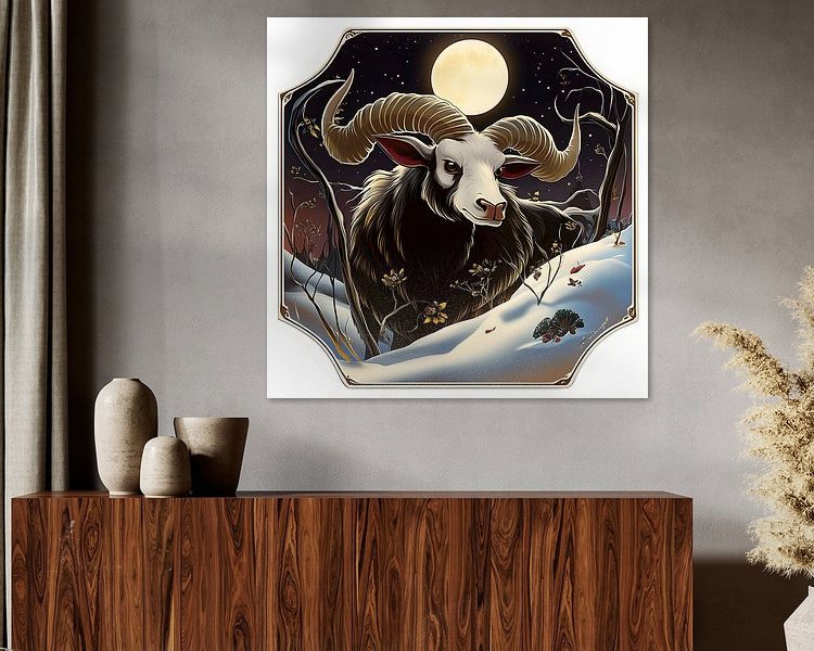 Example of the artwork in a room