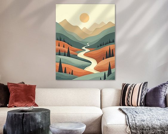 Example of the artwork in a room