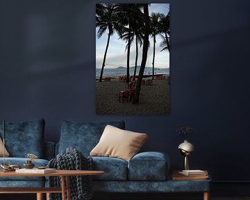 Plage vietnamienne à l'heure bleue sur Frank Photos
