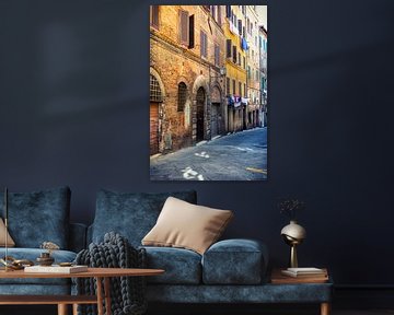 De drogende was in Siena in Italië.