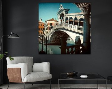 Venice Rialto Bridge Canal Architecture Reflections by gm_designs
