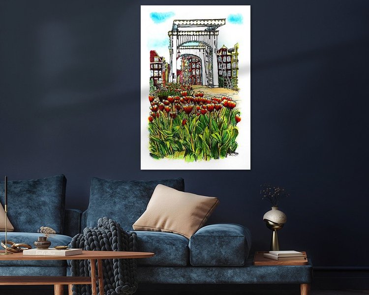 Example of the artwork in a room