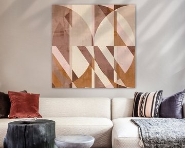 Bauhaus harmonie in aardetinten van Dina Dankers