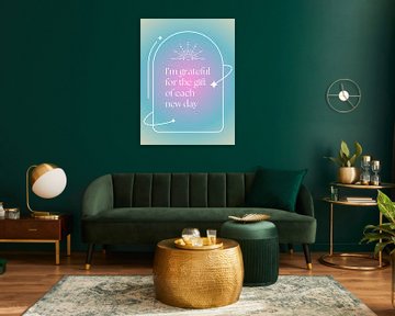 Grateful - Affirmatie Print