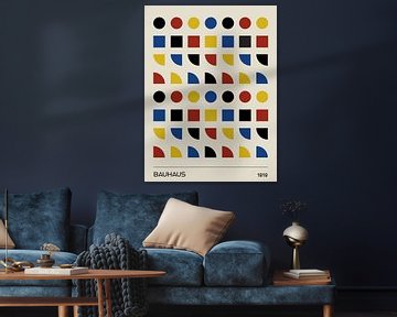 Formes géométriques Bauhaus sur MDRN HOME