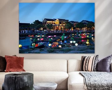Night scene in Hoi An, Vietnam