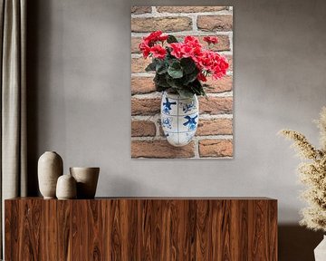 Hollandse klomp met Geranium