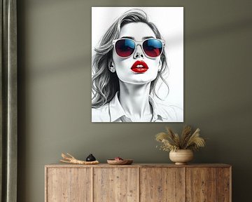 Pop-art schoonheid