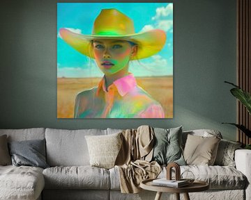 Neon cowgirl