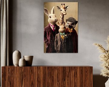 Elegant animals in unique clothes by Imperial Art House