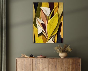 Abstract Botanisch van Jacky