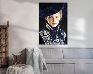 De Blauwe dame van Franka Poulain