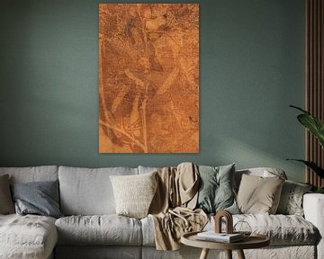 Organische stilte in terracotta van Dina Dankers