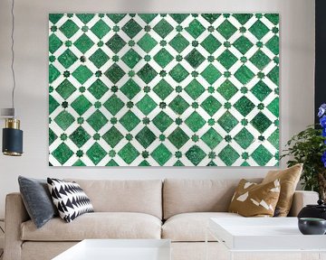 Green Moroccan tiles by Photolovers reisfotografie