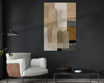 Abstract brown by Bert Nijholt