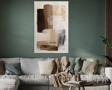 Abstract brown by Bert Nijholt