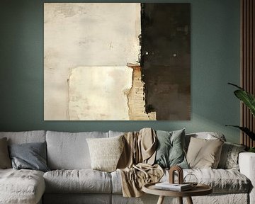 Erdtöne Abstrakt | Abstrakt mit Erdtönen von Kunst Laune