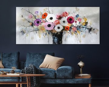 Stilleven met Bloemen van ARTEO Schilderijen