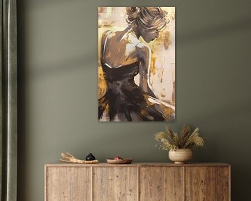 Frau Gold | Eleganz enthüllt von Wunderbare Kunst