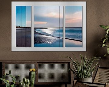 Beach and sea triptych01 by Rautenberg Digital Art Maritim