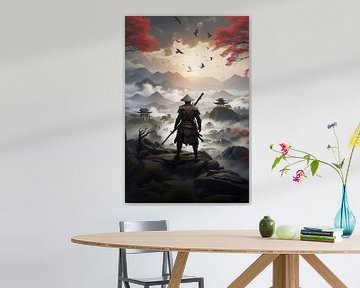 Lune cramoisie sur la voie de l'épée sur hanzo afthar