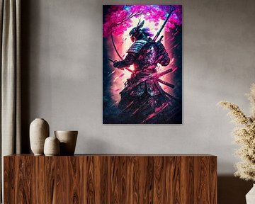 Lame de Sakura et flamme sur hanzo afthar