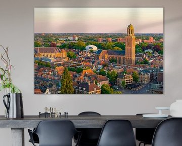 Zwolle tijdens een ondergaande lentezon van Sjoerd van der Wal Fotografie