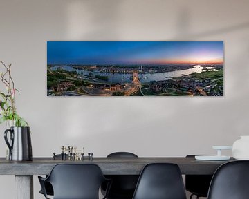 Kampen Frühlings-Sonnenuntergang Luftaufnahme von Sjoerd van der Wal Fotografie
