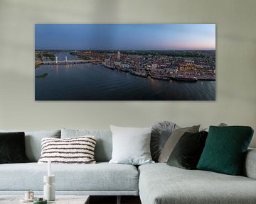 Kampen lente zonsondergang luchtfoto van Sjoerd van der Wal Fotografie