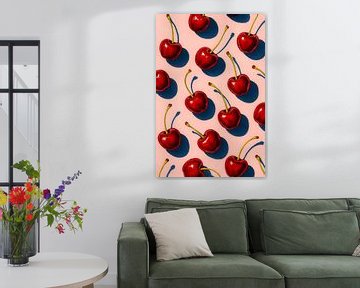 Zoete Herhaling – Kersenpop op Roze van But First Framing