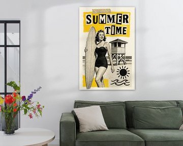 Surf & Sunshine Collage van But First Framing
