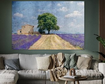Lavendel in de Provence van Joachim G. Pinkawa