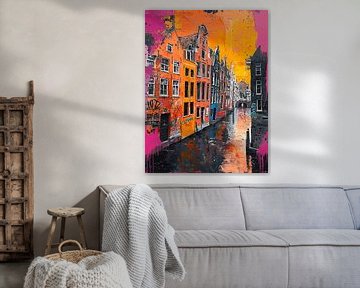 Amsterdamse Gracht_2 van Bianca Bakkenist