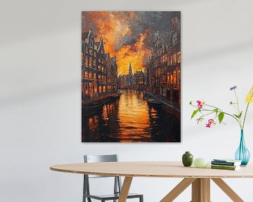 Amsterdamse Gracht_3 van Bianca Bakkenist