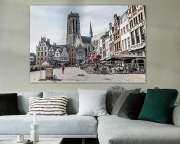 Mechelen in Belgie van Hilda Weges