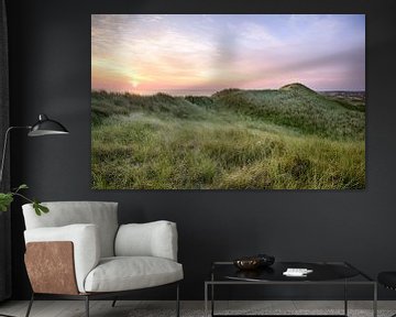 Sunset over the dunes sur Fotografie Egmond