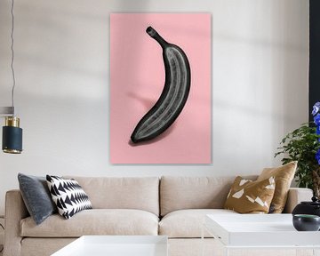 Binnenstebuiten – Banaan in Röntgenstijl van But First Framing