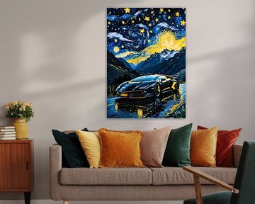 Der schwarze Lamborghini Centenario Starry Night von MIROKKU