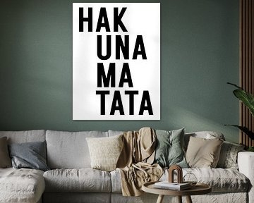 Hakuna Matata - black by Kim Karol / Ohkimiko