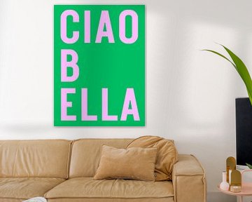 Ciao Bella - groen/roze van Kim Karol / Ohkimiko