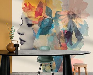 Colour explosion with flowers by Vlindertuin-Art