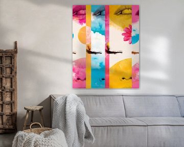 Lippen, lucht en licht van Vlindertuin-Art