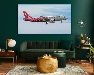 Air Asia Airbus A320 passenger jet.